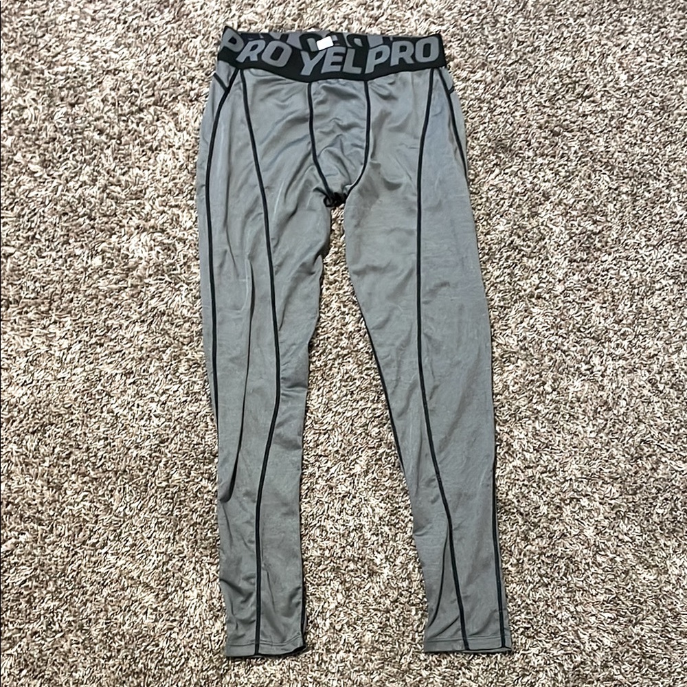 YEL PRO Mens Compression Leggings